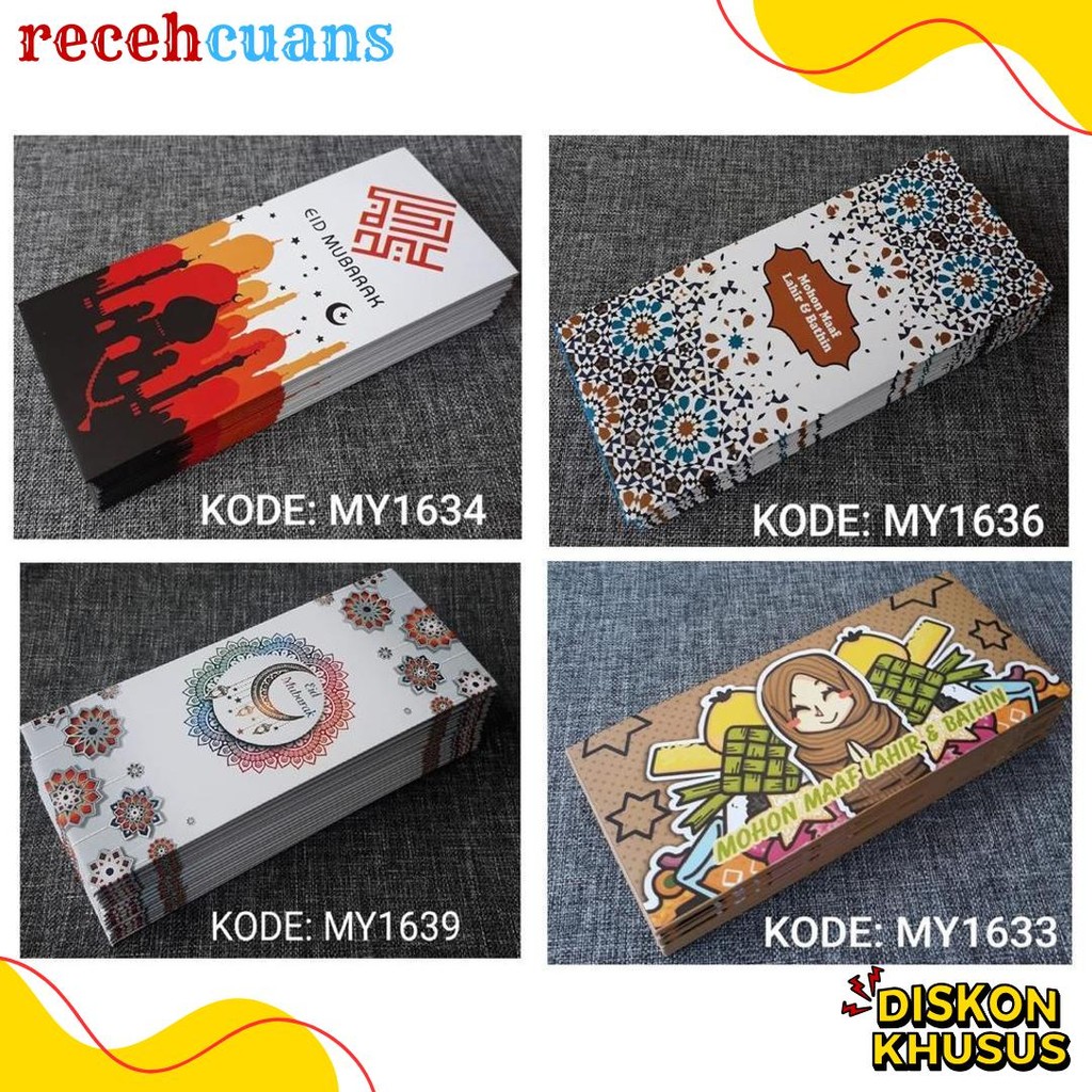 

Amplop Lebaran - Angpao Lebaran Exclusive Code My1623 Terlaris! Produk Ini Banyak Dicari