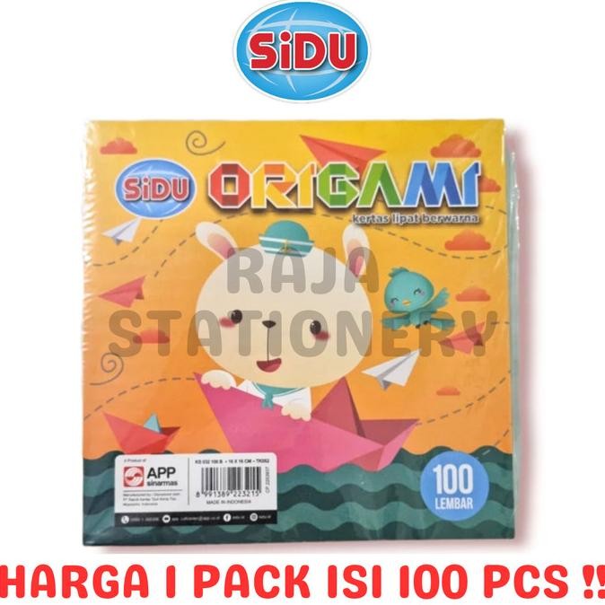 

SiDU Origami 16x16 12x12 Paper Kertas Origami Lipat Sukung Sinar Dunia