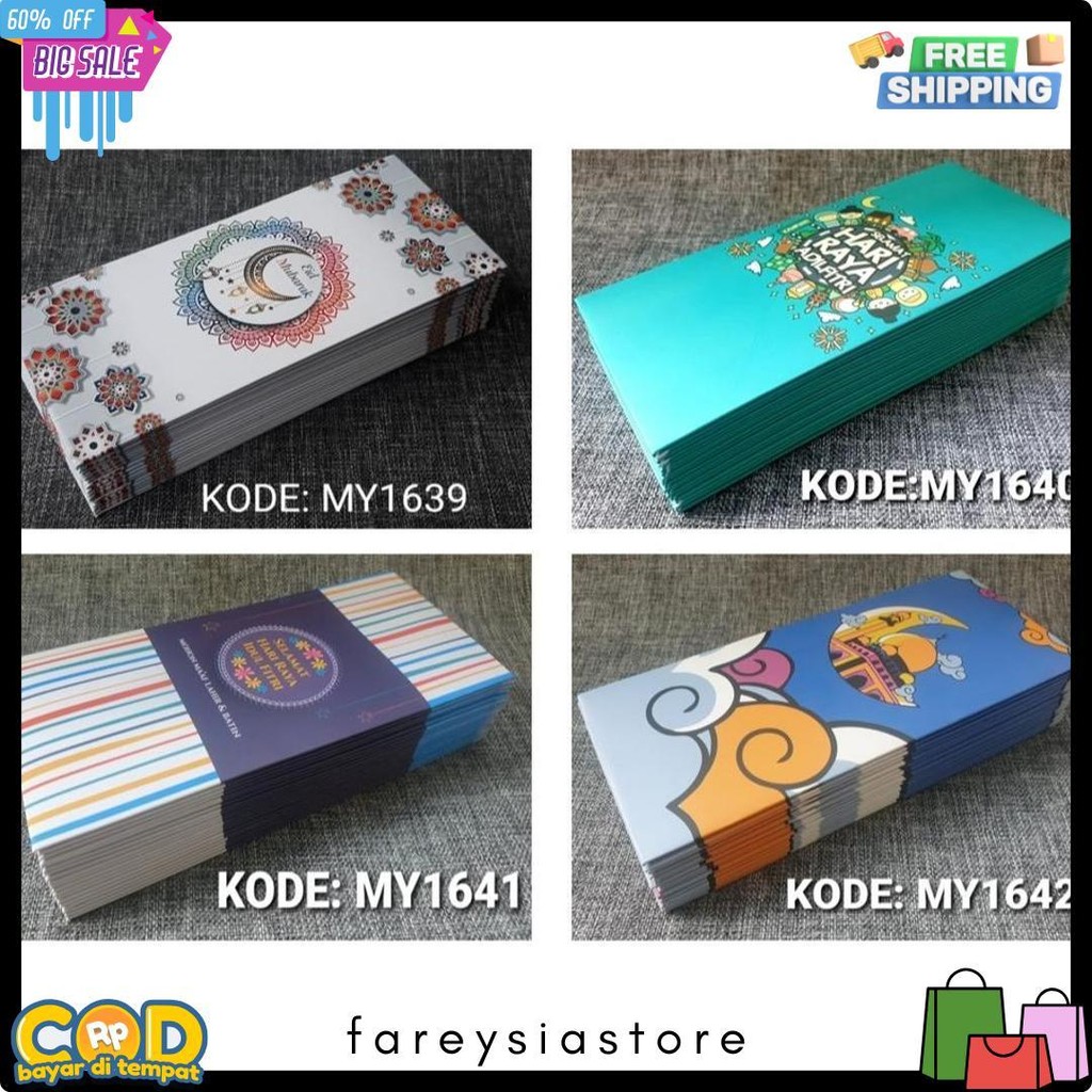 

Amplop Lebaran - Angpao Lebaran Exclusive Code My1649 Terlaris! Produk Ini Banyak Dicari