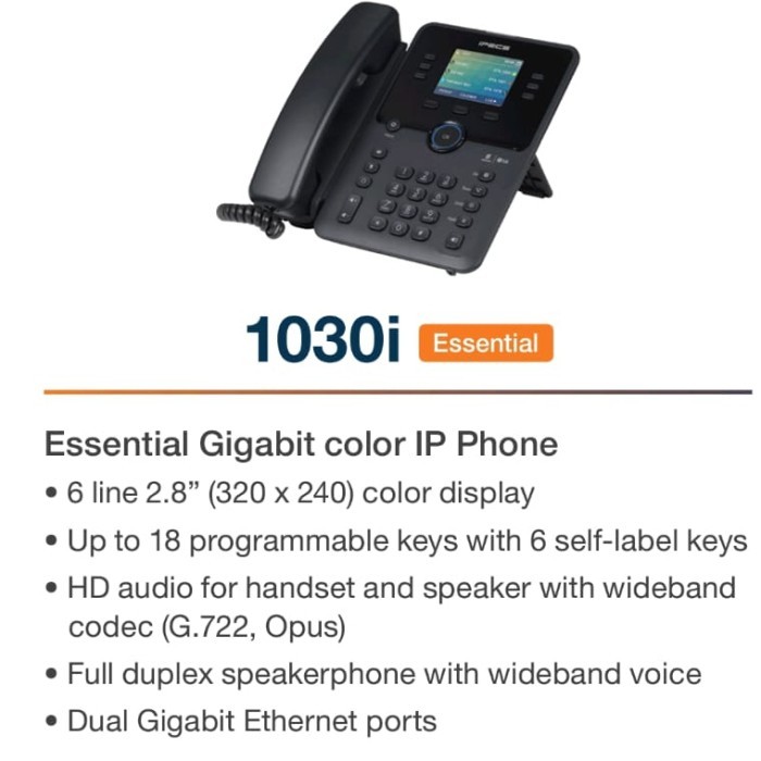 Ericsson-LG iPECS 1030i Professional IP Phone garansi resmi