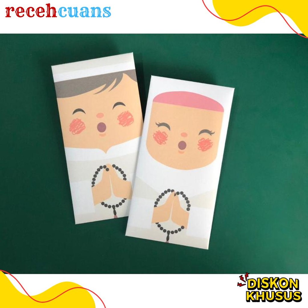 

6 Pcs Amplop Lebaran Idul Fitri Lucu / Amplop Thr Lebaran Karakter Anak Ready Stock Terlengkap Dan Termurah