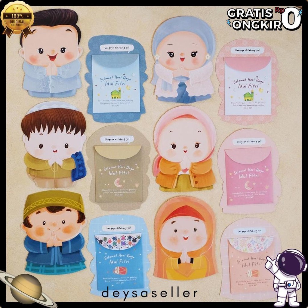 

Amplop Lebaran Angpao Idul Fitri Lucu Ready Stock Flash Sale! Diskon Hingga 70%