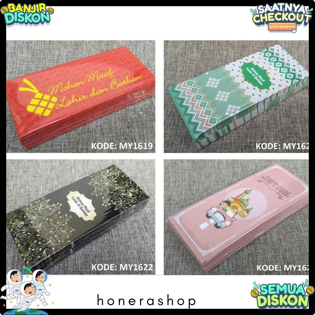 

Amplop Lebaran - Angpao Lebaran Eklusive Kode My1625 Terlengkap Dan Termurah