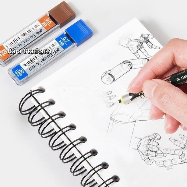 

FABER CASTELL LEAD 2B 0.5 0.7 ISI PENSIL MEKANIK SUPERFINE [12PCS]