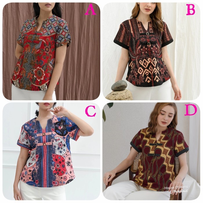 BATIK BY LUWEN - BAJU ATASAN BATIK - BAJU BATIK LUWEN - TYPE 9