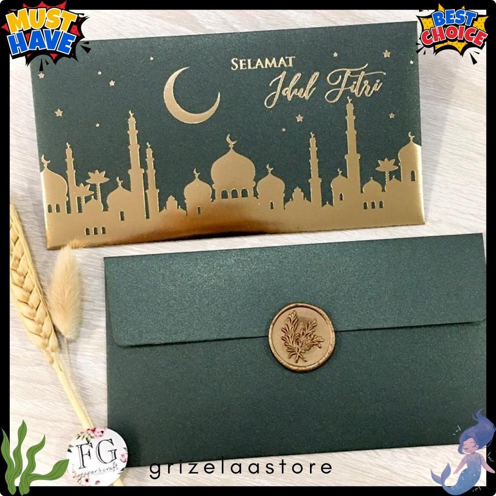 

Amplop Lebaran Idul Fitri Elegant Ramadhan Mosque 5Pcs By Fgpaper Diskon Setengah Harga