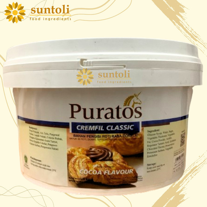 

PURATOS CREMFIL CLASSIC COCOA / Filling Siap Pakai Rasa Coklat - 5 kg