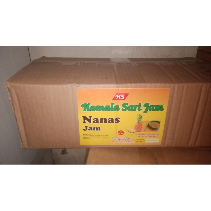 

SELAI NANAS JAM ROTI KOMALA SARI 10KG - KARTON