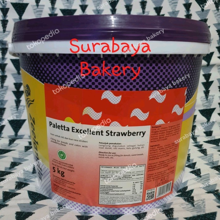 Paletta Strawberry Zeelandia / Selai Strawberry 5KG