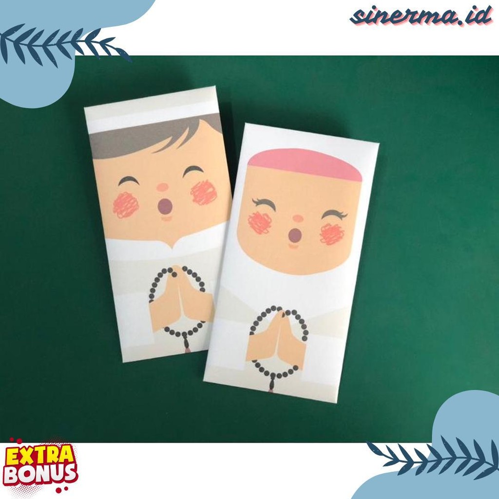

6 Pcs Amplop Lebaran Idul Fitri Lucu / Amplop Thr Lebaran Karakter Anak Ready Stock Diskon Setengah Harga