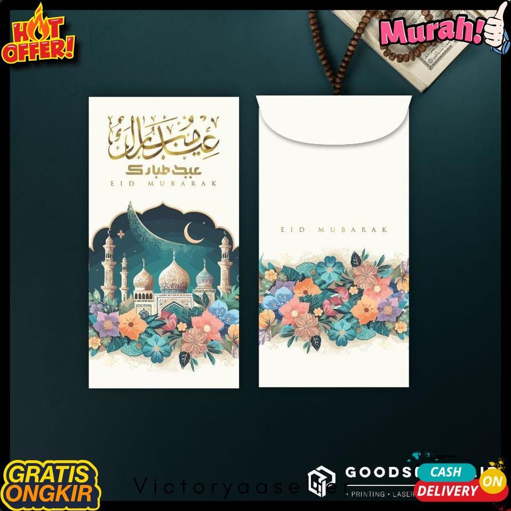 

6 Pcs Amplop Lebaran Angpao Idul Fitri | Angpau Thr Lebaran Custom Nama Terlengkap Dan Termurah