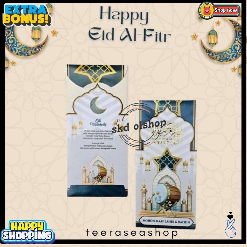 

Amplop Lebaran Angpau Lebaran Prmium Poly Embos Df2 Ukuran Panjang 7,5 X 16 Cm(Isi 25 Lembar) Flash Sale! Diskon Hingga 70%