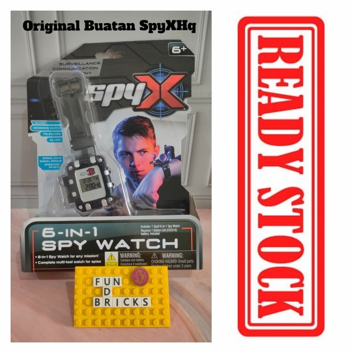 BEBAS ONGKIR - Spy X 6 In 1 Spy Watch Jam Tangan