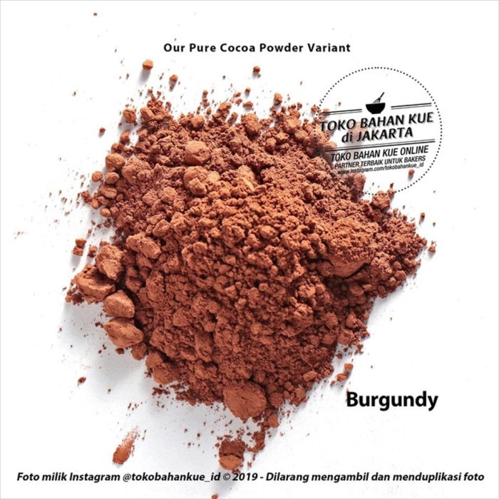 

Tulip Cokelat Bubuk BURGUNDY Cocoa 500gr Purecocoa Powder Real Cacao