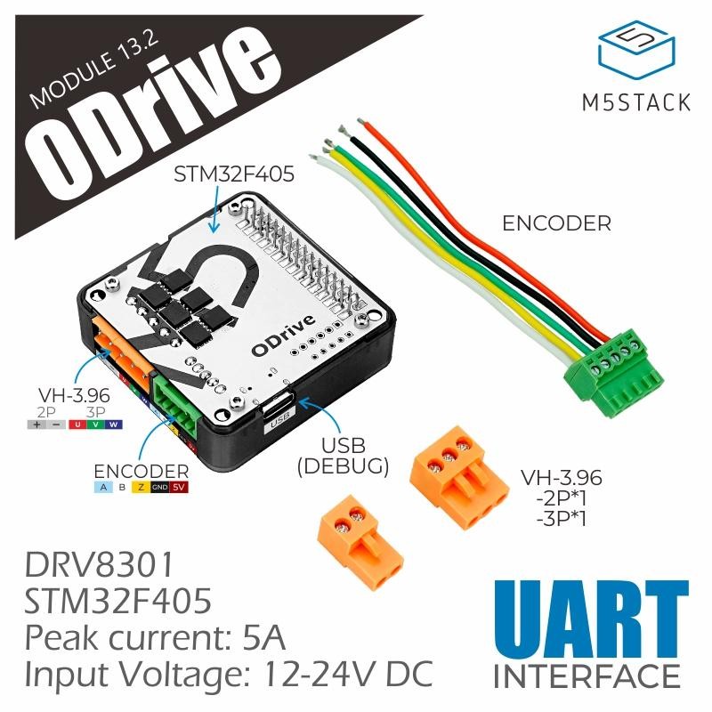 HOT SALE M5Stack Official Odrive 13.2 Module (DRV8301DCA)