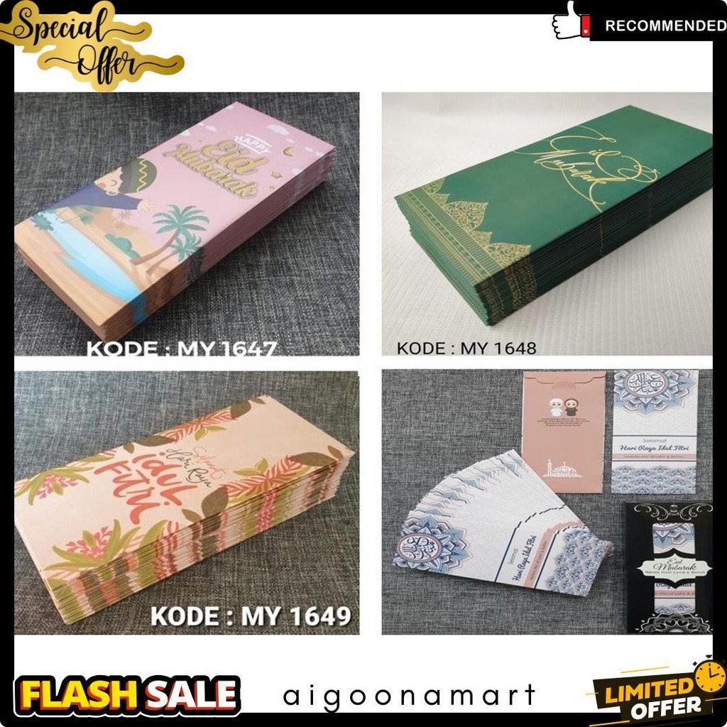 

Amplop Lebaran Exlcusive - Angpau Uang Kode My1645 Terlengkap Dan Termurah