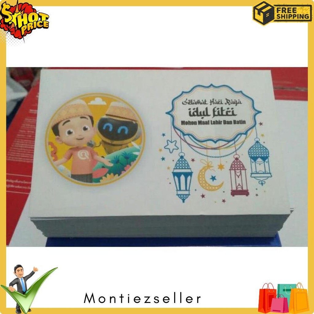 

100 Pcs Amplop Lebaran Custom Diskon Setengah Harga