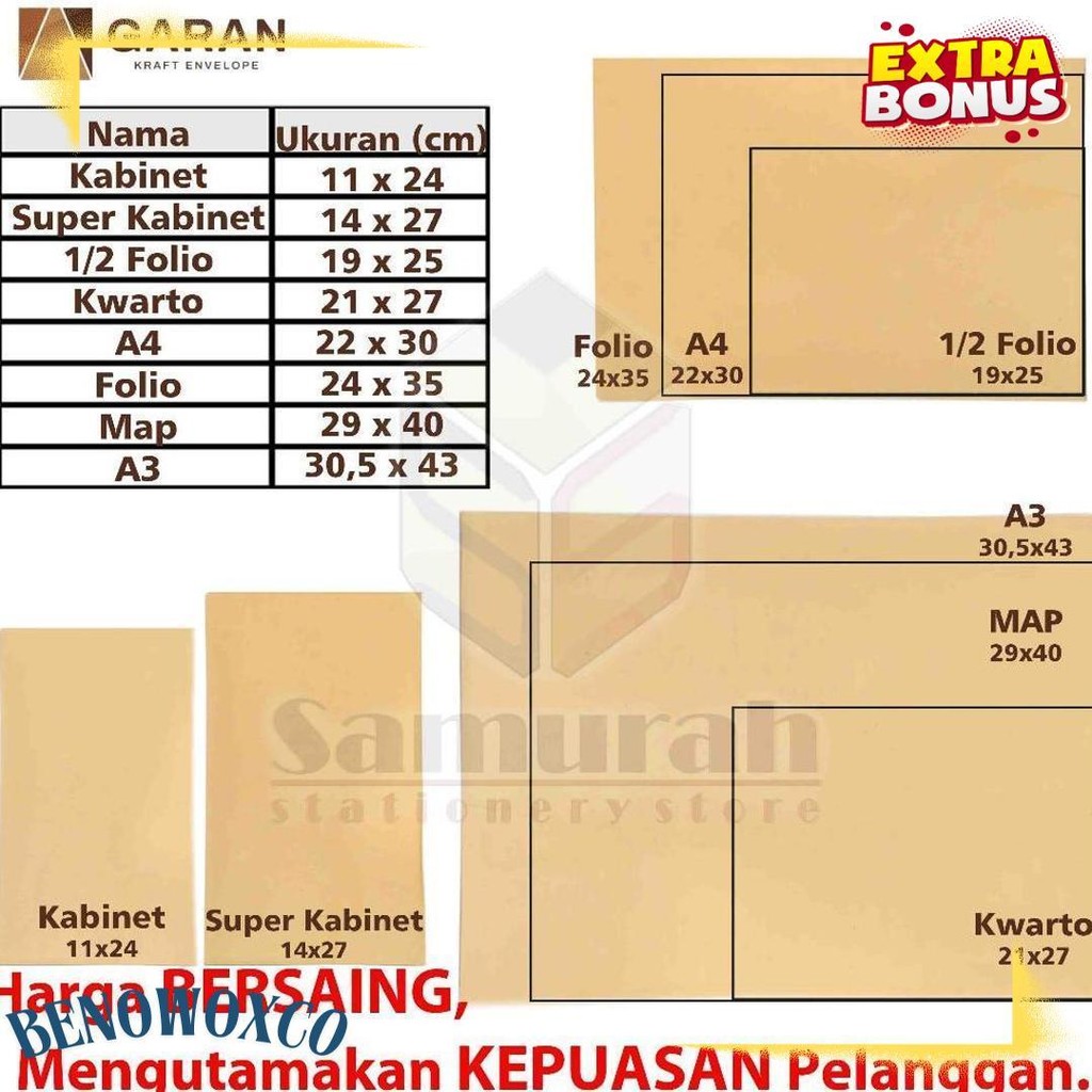 

Amplop Kertas Coklat Garan Ukuran Map 29 X 40 Cm / Amplop Dokumen Besar 1 Pak Isi 100 Lembar Tebal 70 Gsm / Gram 29X40 Flash Sale! Diskon Hingga 70%
