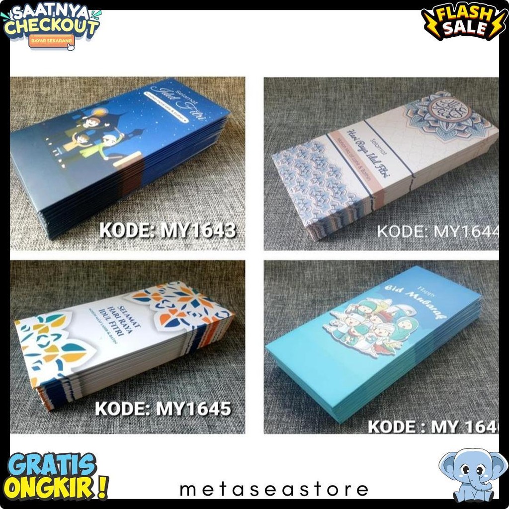 

Amplop Lebaran - Angpao Lebaran Exclusive Code My1647 Diskon Setengah Harga