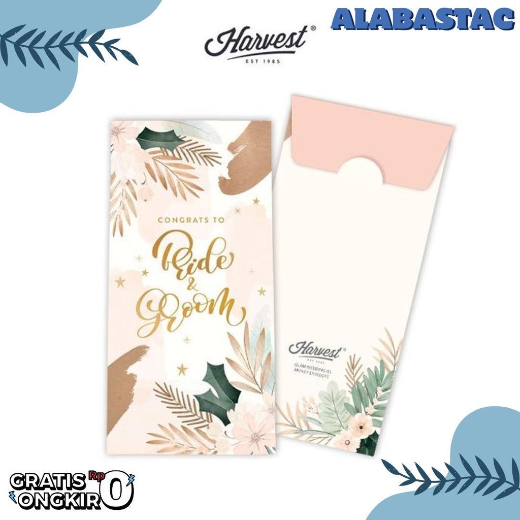 

Amplop / Angpao Wedding Harvest Isi 6 Glam Wedding Diskon