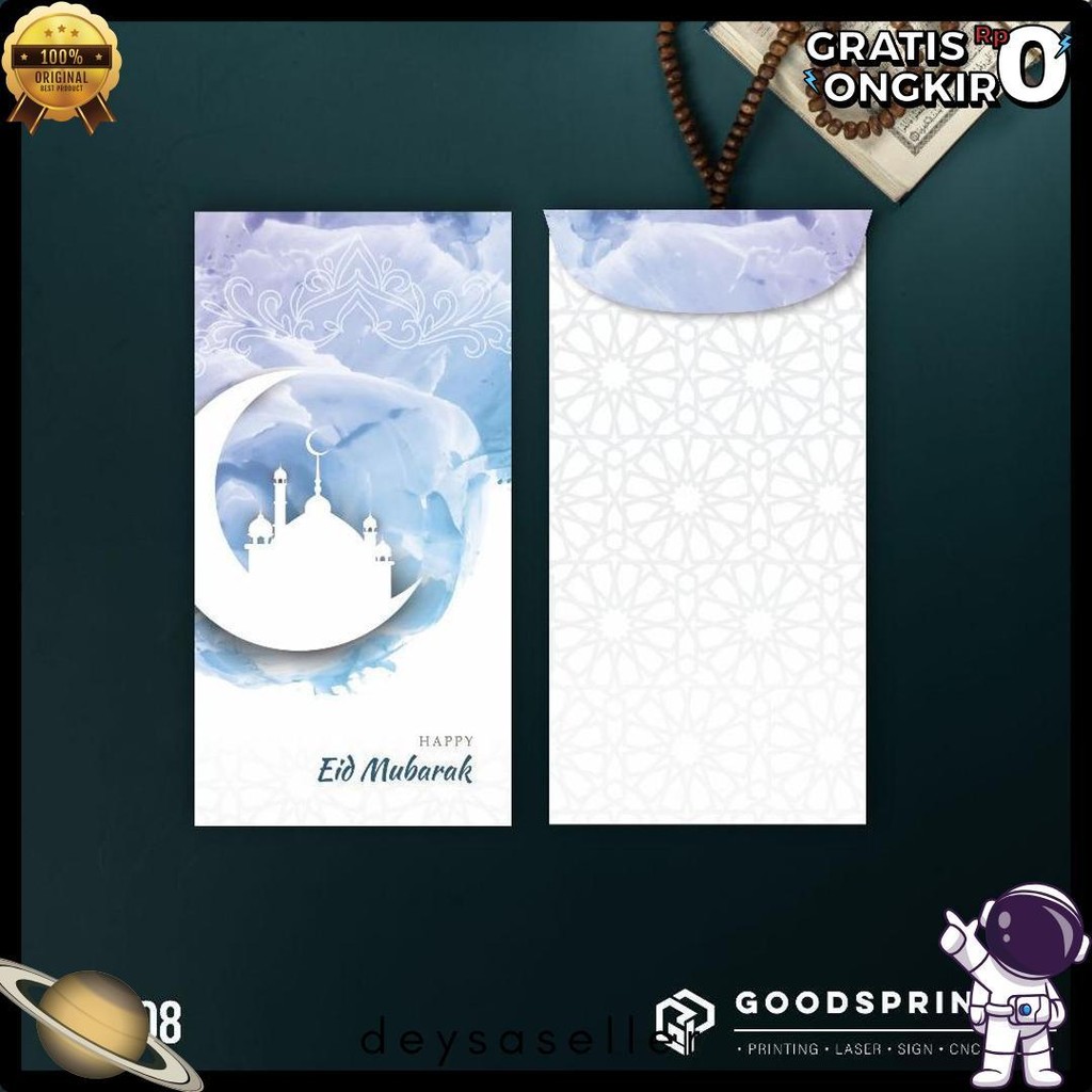 

6 Pcs Amplop Lebaran Angpao Idul Fitri | Angpau Thr Lebaran Custom Nama Terlengkap Dan Termurah