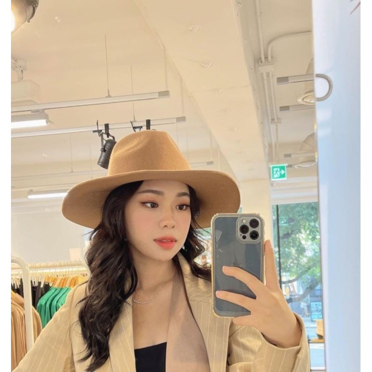 CALLIE Hat / Topi Fedora Import / Topi Fedora Wanita / Pria Casual