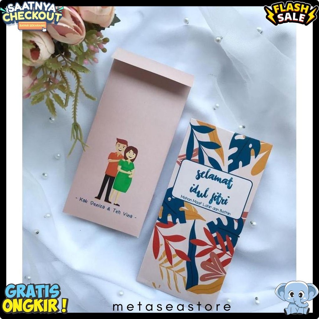 

Amplop Lebaran Custom Bisa Tambah Nama Diskon Setengah Harga