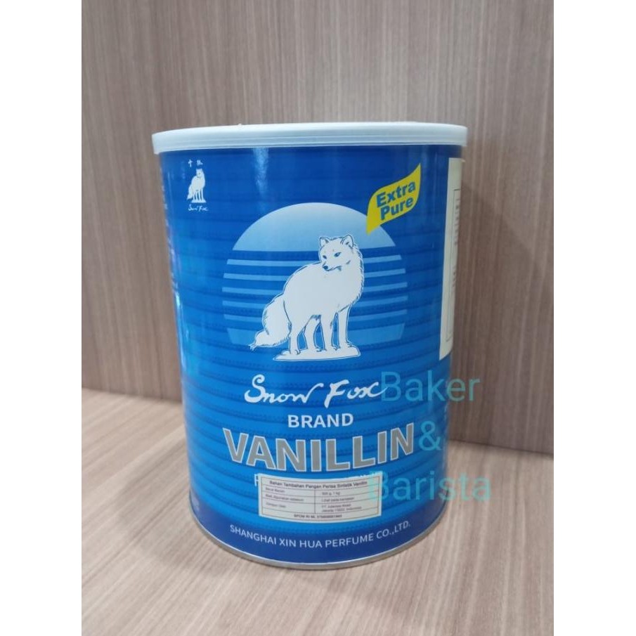 

}}}}}}] Snow Fox Vanillin Powder / Vanilla Bubuk perisa kue food grade