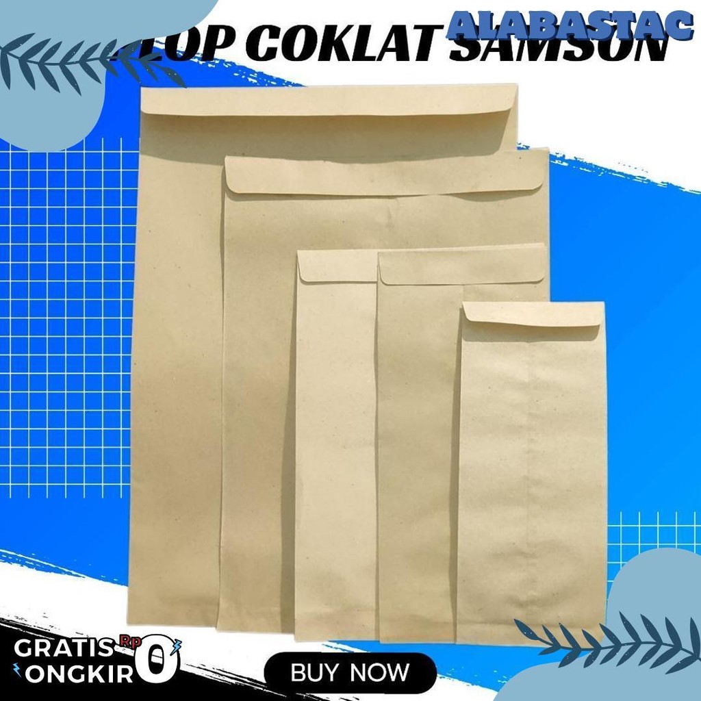 

Amplop Coklat Samson Isi 100 Lembar/ Amplop Coklat (D Dan E) Terlengkap Dan Termurah
