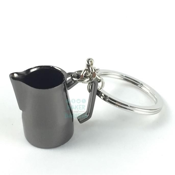 ><><><] Gantungan Kunci model Milk Jug / mini coffee key chain souvenir