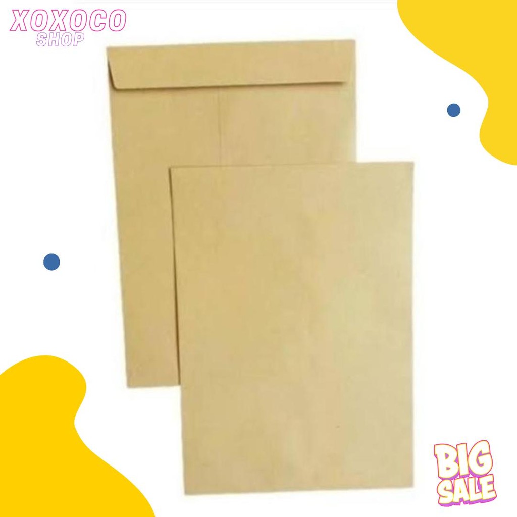 

( 100 Pcs ) Amplop Coklat Folio Executive Khusus Instant/Sameday Diskon Setengah Harga