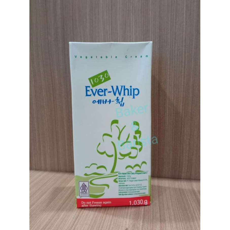 

>>>>>] Ever Whip Krim Nabati Sugar Free Non Dairy Whipped Cream 1030 gram