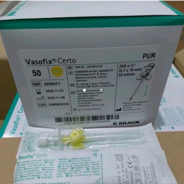PROMO vasofix bbraun 18 20 22 24 / vasofix braun box