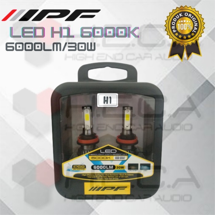 Led Ipf H1 6000K Lampu Mobil Bohlam Original