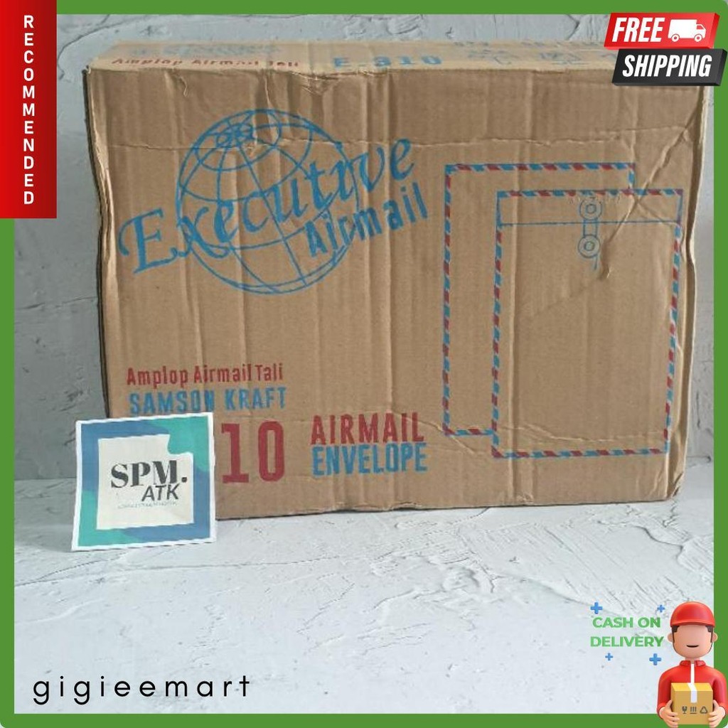 

Amplop Tali 310 Airmail Executive Diskon Setengah Harga