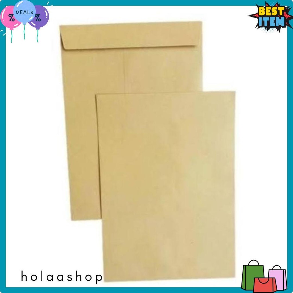 

( 100 Pcs ) Amplop Coklat Folio Executive Khusus Instant/Sameday Diskon