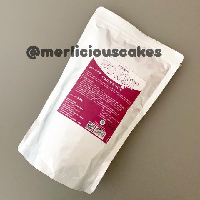 

~@~@~@~@] Fondx Virgin White Fondant 1 Kg