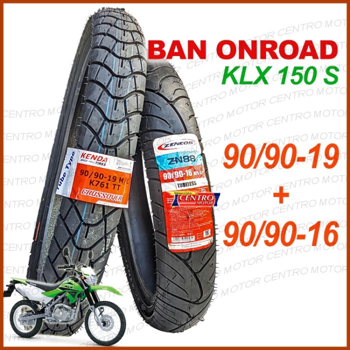 Ban KLX 150S. Paket ban Aspal ring 19+16