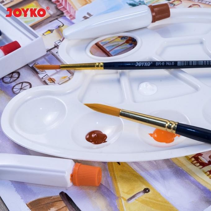 

Joyko Palette / Palet Lukis Joyko Piring Cat Air Tempat Cat Akrilik