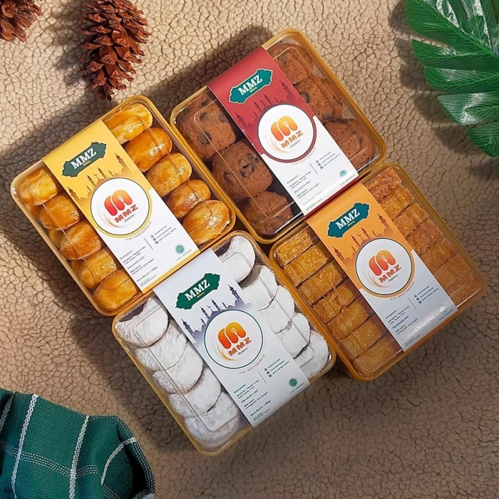 

Paket Kue Kering Lebaran Parcel Kuker Murah Mumtaz Bakery Isi 4 Pack