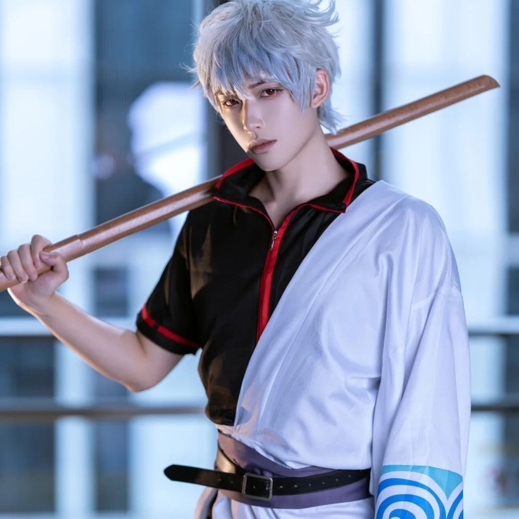 Gintama. cos Gintama Silver cosplay Pakaian