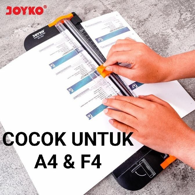 

Joyko Paper Cutter A4 / Pemotong Kertas PC-1637