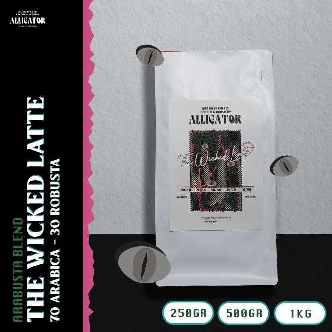 

Kopi Espresso Blend The Wicked Latte Alligator Roastery 1kg