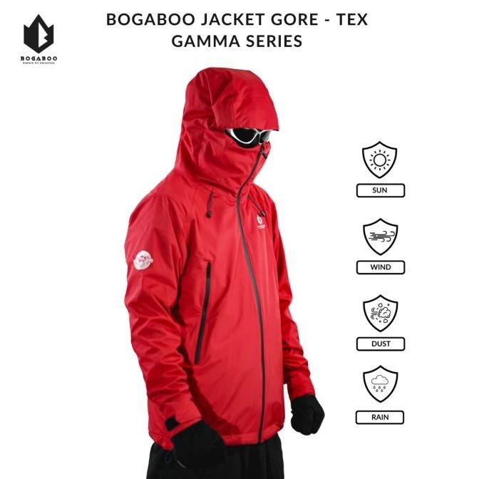 BOGABOO JACKET GORETEX 3 LAYER GAMMA WATERPROOF Pria Wanita  - JAKET Terlaris