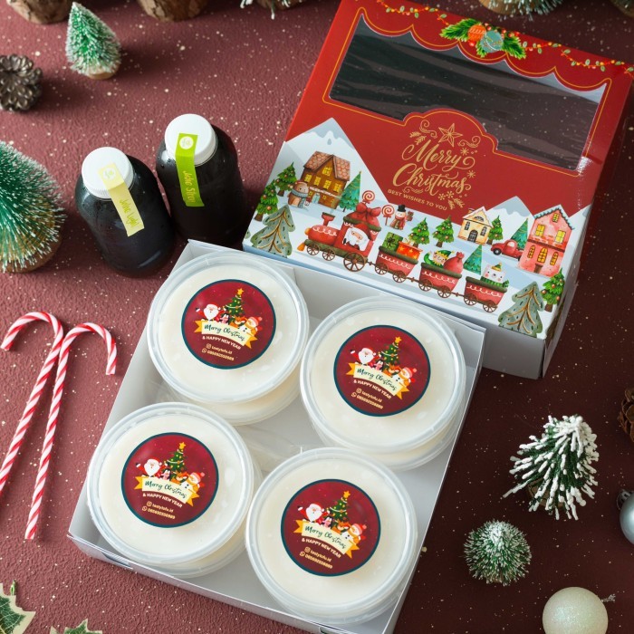 

CHRISTMAS HAMPERS GIFT PACKAGE NATAL KEMBANG TAHU TASTY TOFU BOX OF 8