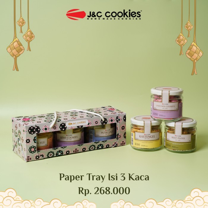 PAKET HAMPERS/GIFT KUE KERING LEBARAN J&C COOKIES