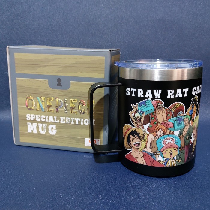 TERBARU One Piece x Chatime Mug Straw Hat Crew special edition