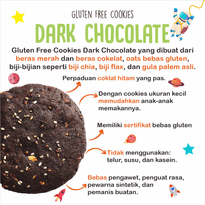 

NOLA GLUTEN FREE COOKIES PAKET 4 VARIAN