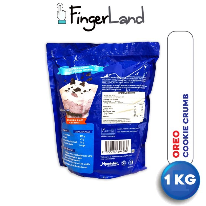 

OREO COOKIE CRUMB 1 KG BUBUK OREO