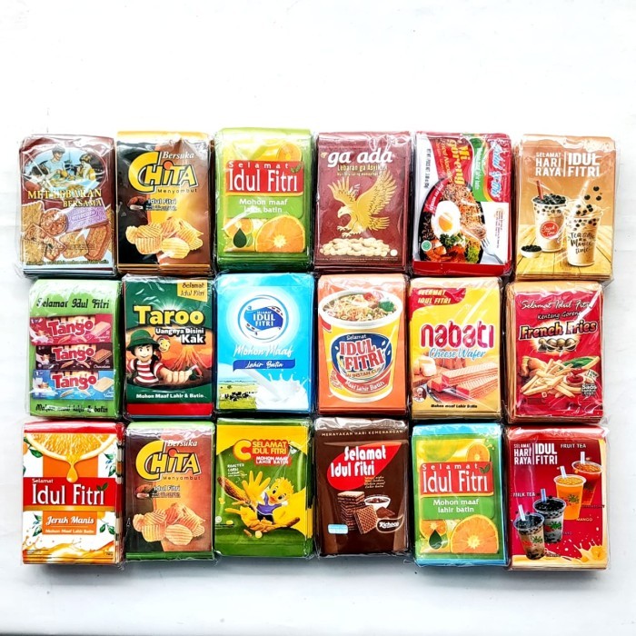 

Murah 10pcs Amplop Angpao Lebaran Idul Fitri Tema Snack Lucu - M snack Elegan